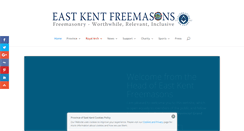 Desktop Screenshot of eastkentfreemasons.org